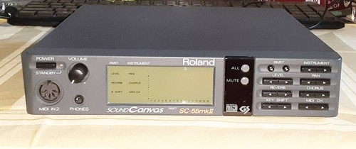 Roland sound canvas 55mkii - roland,