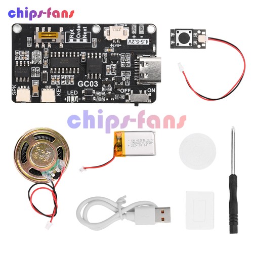 Recordable voice chip - 4m, 8m